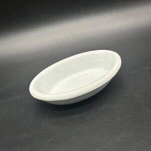 Vintage Soap Dish Royal Ironstone China Oval Wilkinson England White Retro As Is